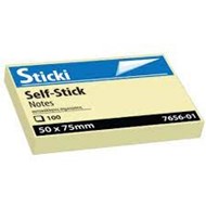 ΑΥΤΟΚΟΛΛΗΤΑ ΧΑΡΤΑΚΙΑ ΚΥΒΟΣ STICKI ΚΙΤΡΙΝΑ 75x100mm 100φ 7657-01 ΑΥΤΟΚΟΛΛΗΤΑ ΧΑΡΤΑΚΙΑ ΚΥΒΟΣ STICKI ΚΙΤΡΙΝΑ 75x100mm 100φ 7657-01