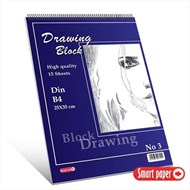 ΜΠΛΟΚ ΣΧΕΔΙΟΥ Νο3 SMART 25Χ35 15Φ ΧΑΡΤΙ 140gr B4