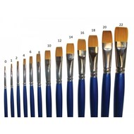 Πινέλο Πλακέ Συνθετικό Art & Hobby 2600-B No 4