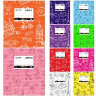 ΤΕΤΡΑΔΙΟ ΠΛΑΣΤΙΚΟ D-COLOR 17X25 80gr 50 ΦΥΛΛΑ ΔΙΑΦΟΡΑ ΧΡΩΜΑΤΑ