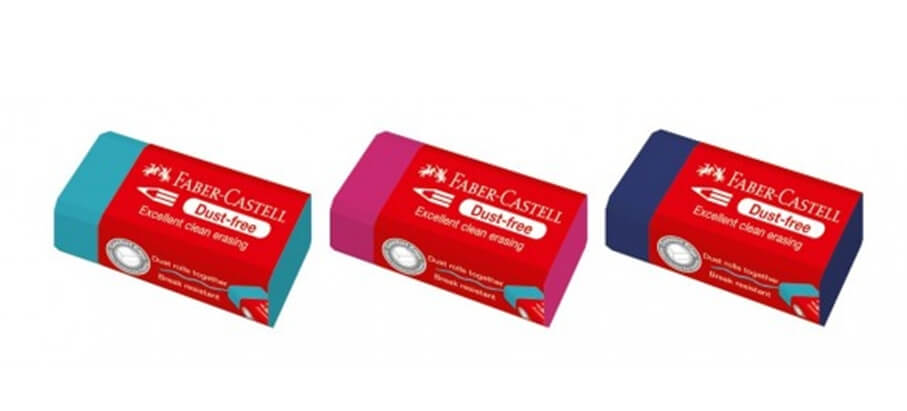 ΓΟΜΑ FABER CASTELL DUST-FREE ΣΕ ΔΙΑΦΟΡΑ ΧΡΩΜΑΤΑ